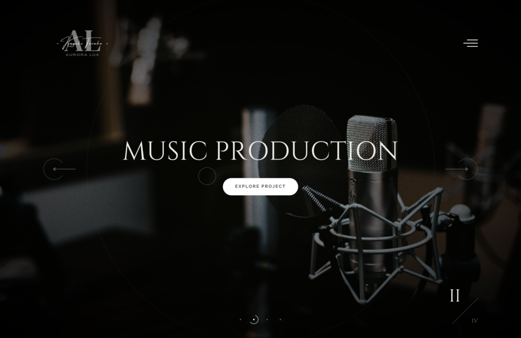 Aurora Lux website